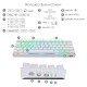 Redragon Draconic K530 White Wireless- Brown Switch